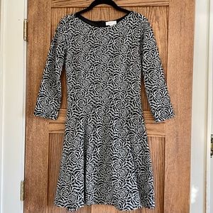 LOFT Outlet 3/4 Sleeve Dress
